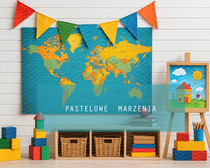 Fabric photographic backdrop from the School category, Frame 250x200 cm