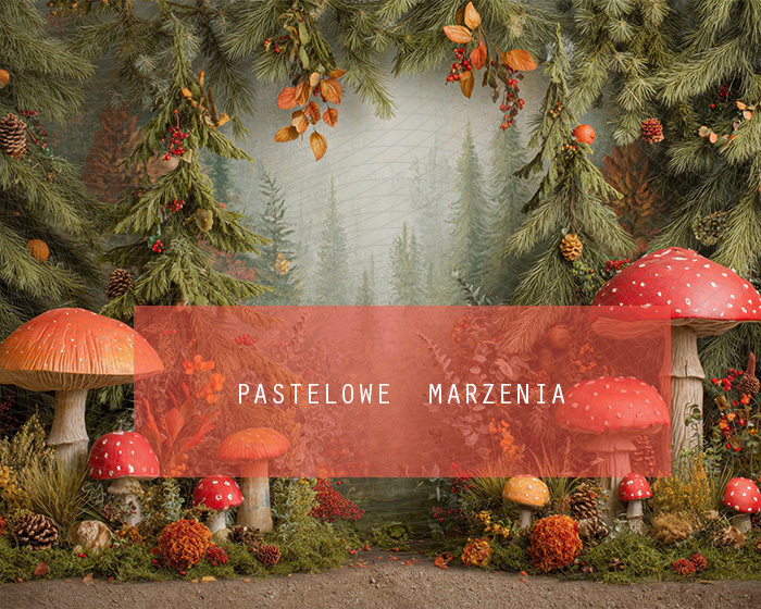 Fabric photographic backdrop from the Autumn category, Frame 250x200 cm