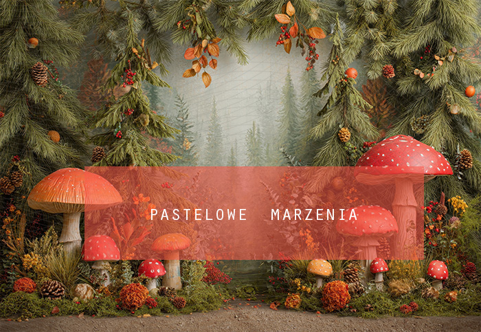 Fabric photographic backdrop from the Autumn category, Frame 290x200 cm