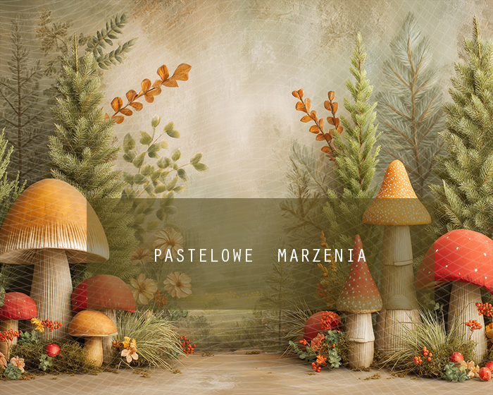 Fabric photographic backdrop from the Autumn category, Frame 250x200 cm