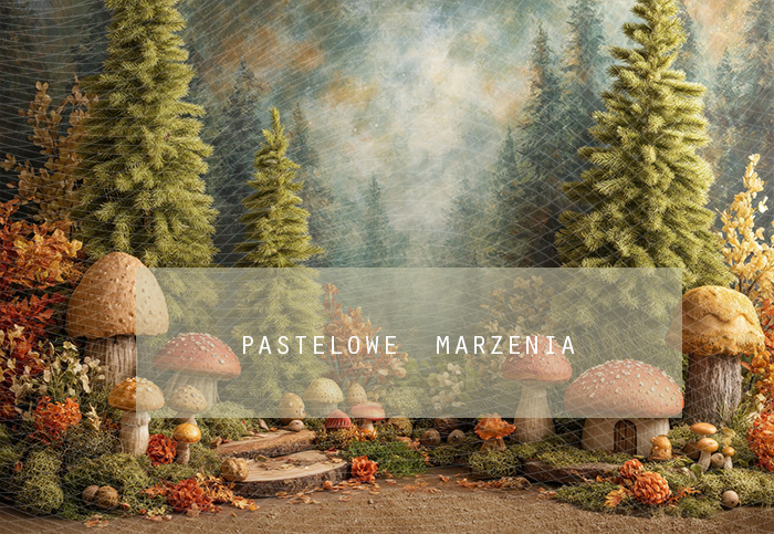 Fabric photographic backdrop from the Autumn category, Frame 290x200 cm