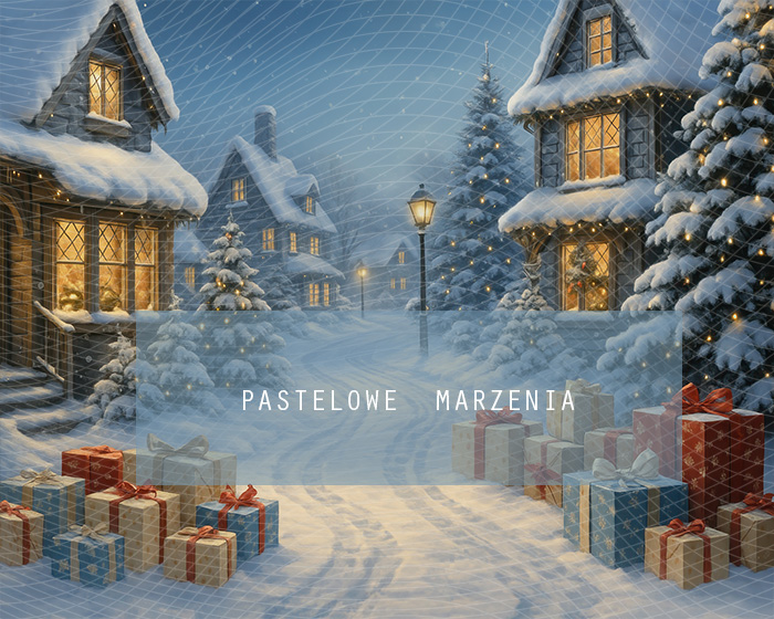 Fabric photographic backdrop from the Christmas category, Frame 250x200 cm