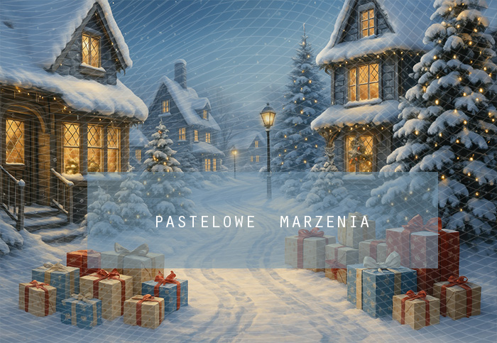Fabric photographic backdrop from the Christmas category, Frame 290x200 cm