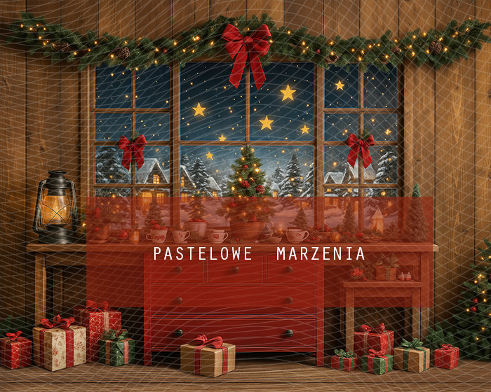 Fabric photographic backdrop from the Christmas category, Frame 250x200 cm