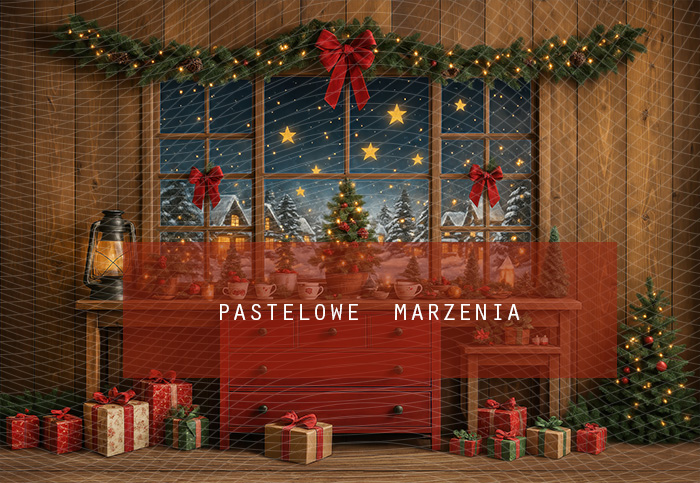 Fabric photographic backdrop from the Christmas category, Frame 290x200 cm