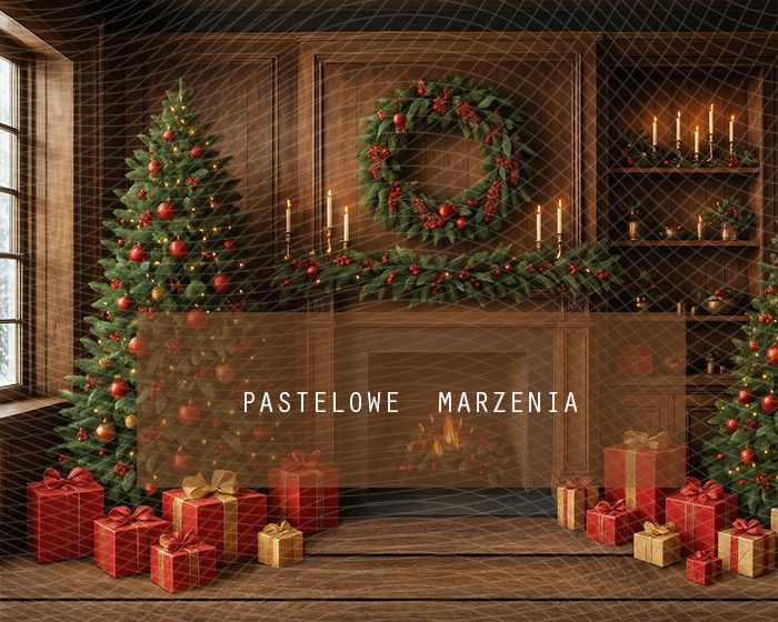 Tło fotograficzne materiałowe z kategorii Boże Narodzenie, Kadr 250x200 cm