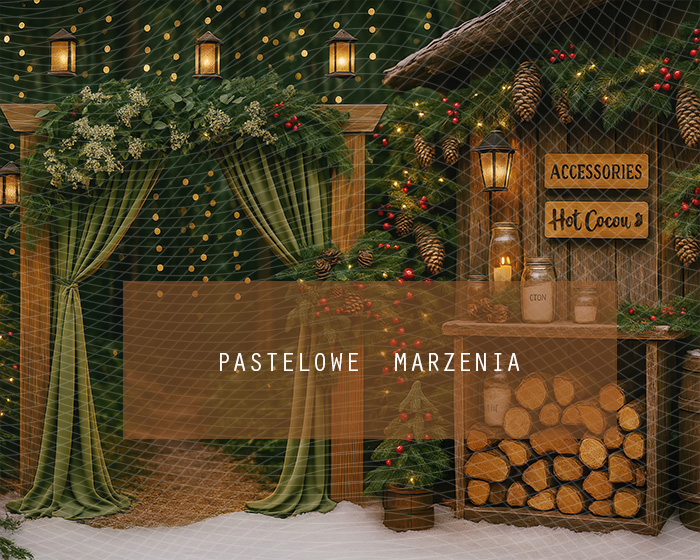 Fabric photographic backdrop from the Christmas category, Frame 250x200 cm