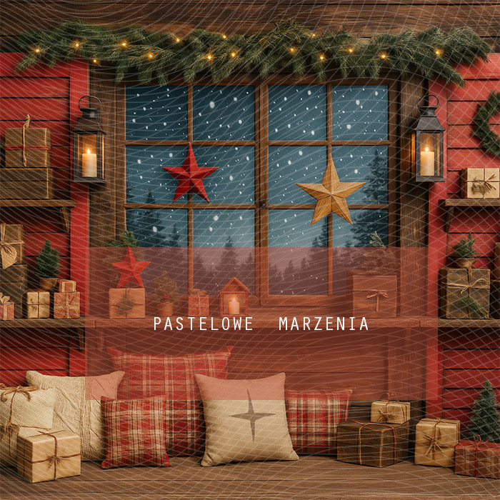 Tło fotograficzne materiałowe z kategorii Boże Narodzenie, Kadr 250x250 cm
