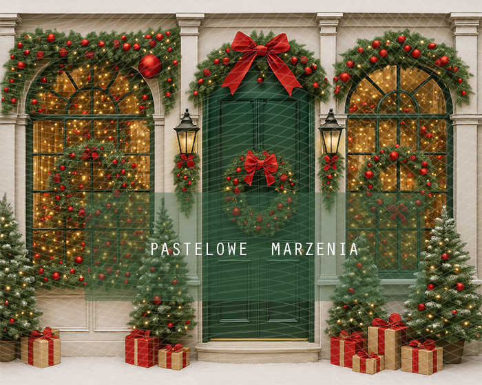 Fabric photographic backdrop from the Christmas category, Frame 250x200 cm