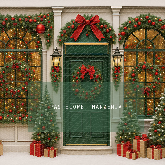 Tło fotograficzne materiałowe z kategorii Boże Narodzenie, Kadr 250x250 cm