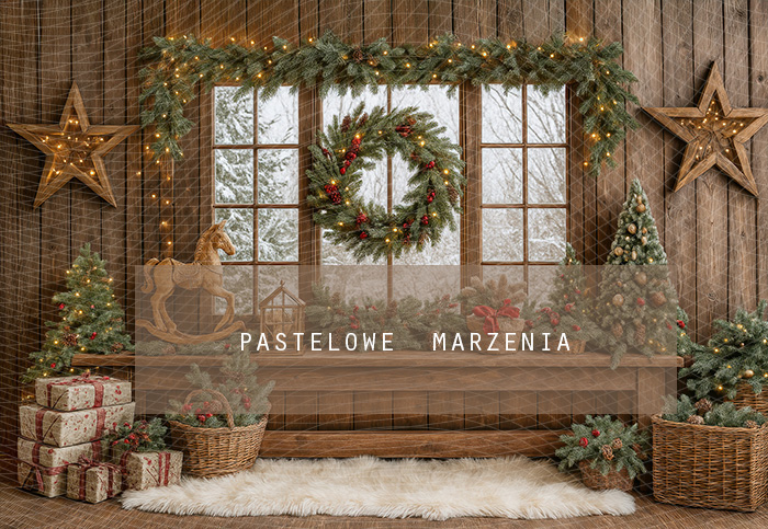 Tło fotograficzne materiałowe z kategorii Boże Narodzenie, Kadr 290x200 cm