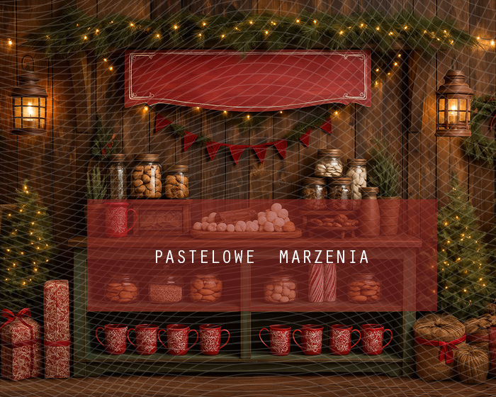 Fabric photographic backdrop from the Christmas category, Frame 250x200 cm