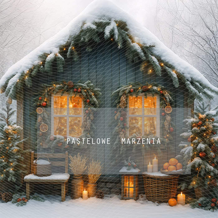 Tło fotograficzne materiałowe z kategorii Boże Narodzenie, Kadr 250x250 cm