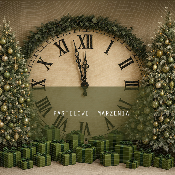 Fabric photographic backdrop from the Christmas category, Frame 250x250 cm