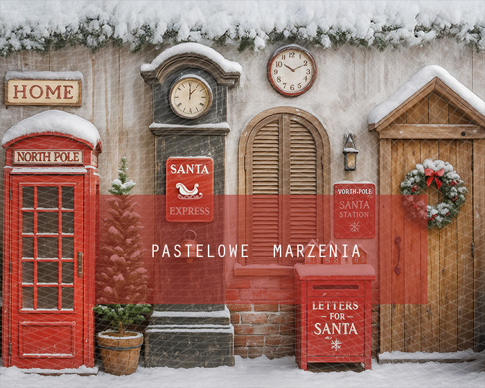 Fabric photographic backdrop from the Christmas category, Frame 250x200 cm