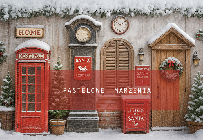 Fabric photographic backdrop from the Christmas category, Frame 290x200 cm