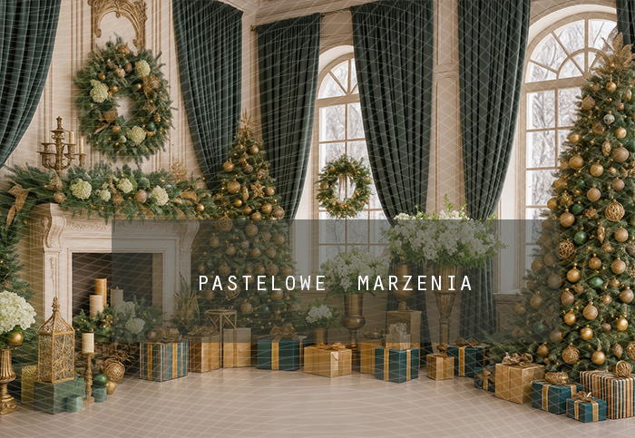 Tło fotograficzne materiałowe z kategorii Boże Narodzenie, Kadr 290x200 cm