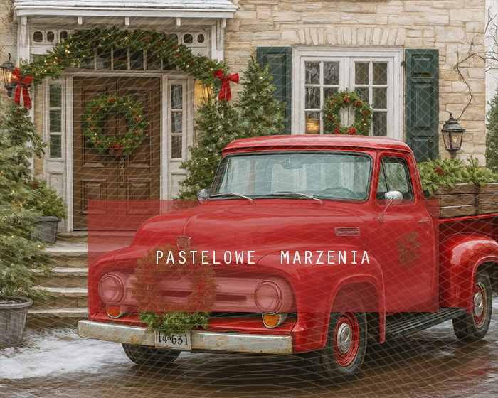 Fabric photographic backdrop from the Christmas category, Frame 250x200 cm