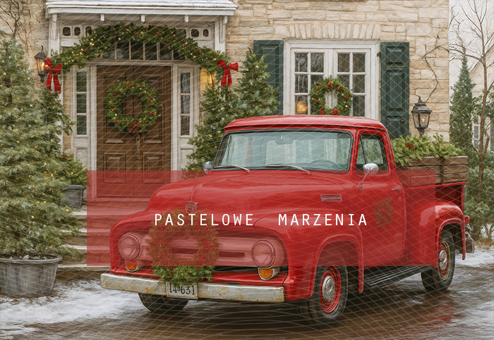 Fabric photographic backdrop from the Christmas category, Frame 290x200 cm