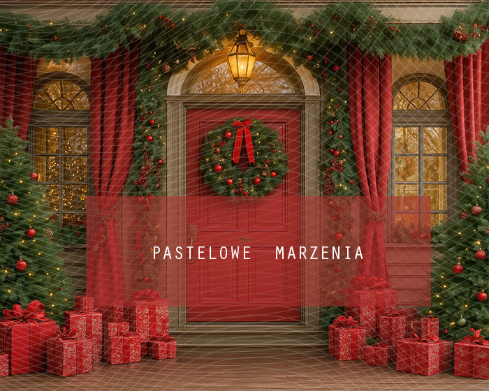 Fabric photographic backdrop from the Christmas category, Frame 250x200 cm
