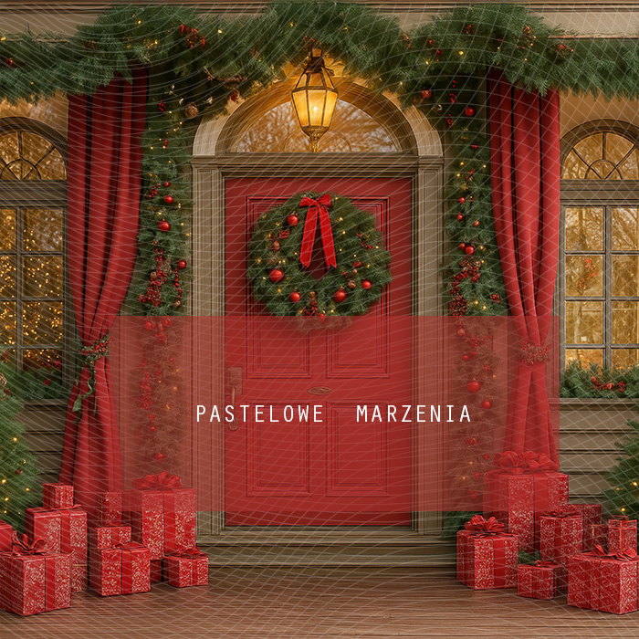 Fabric photographic backdrop from the Christmas category, Frame 250x250 cm