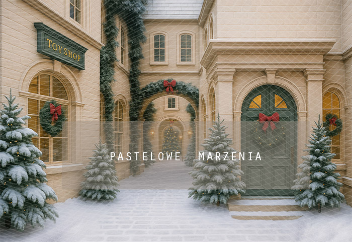 Fabric photographic backdrop from the Christmas category, Frame 290x200 cm