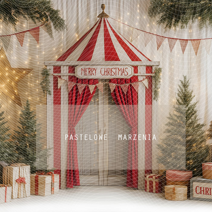 Fabric photographic background from the Christmas category, Crop 250x250 cm