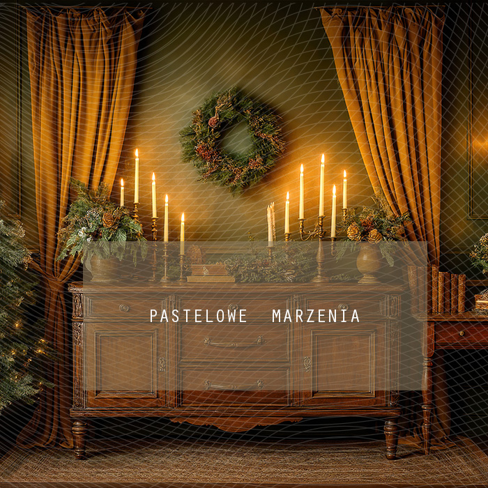 Tło fotograficzne materiałowe z kategorii Boże Narodzenie, Kadr 250x250 cm