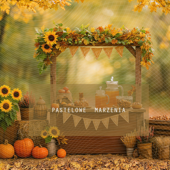 Tło fotograficzne materiałowe z kategorii jesień Kadr 250x250 cm