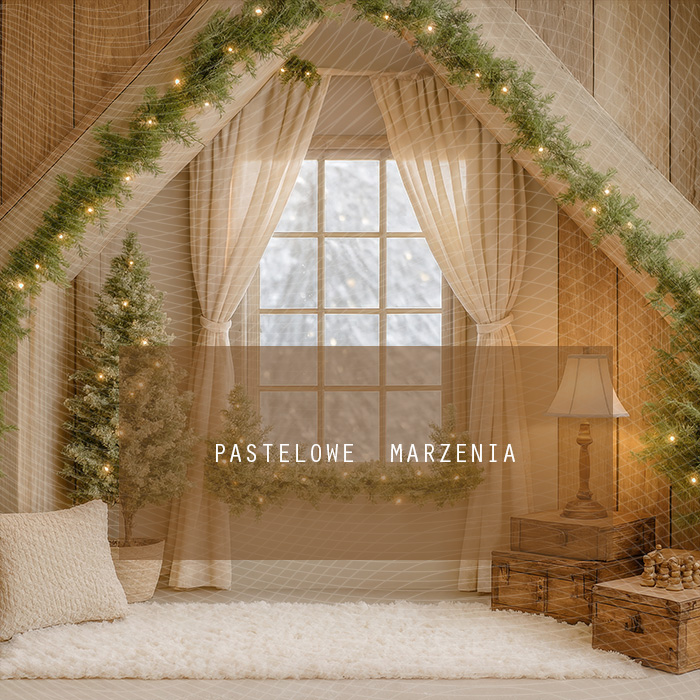 Tło fotograficzne materiałowe z kategorii Boże Narodzenie, Kadr 250x250 cm