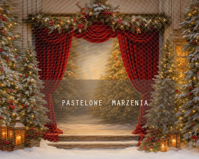 Fabric photographic background from the Christmas category, Crop 250x200 cm