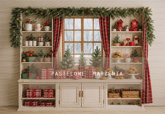 Fabric photographic background from the Christmas category, Crop 290x200 cm