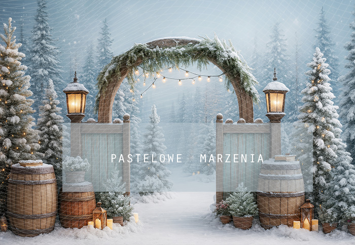 Fabric photographic background from the Christmas category, Crop 290x200 cm