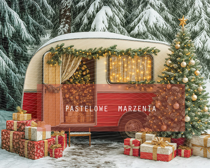 Fabric photographic background from the Christmas category, Crop 250x200 cm