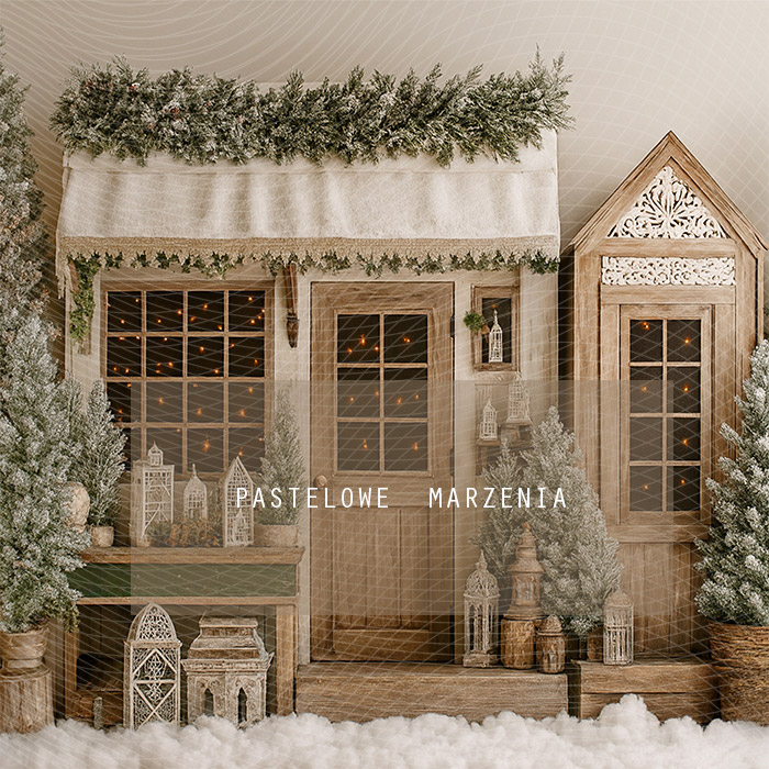 Fabric photographic background from the Christmas category, Crop 250x250 cm