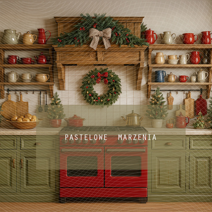 Fabric photographic background from the Christmas category, Crop 250x250 cm