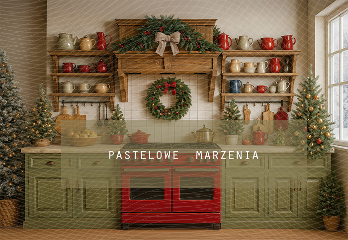 Fabric photographic background from the Christmas category, Crop 290x200 cm