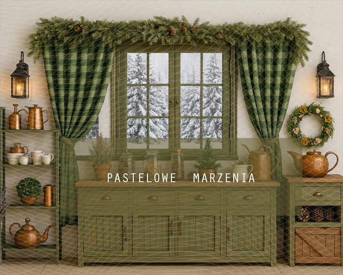 Fabric photographic background from the Christmas category, Crop 250x200 cm