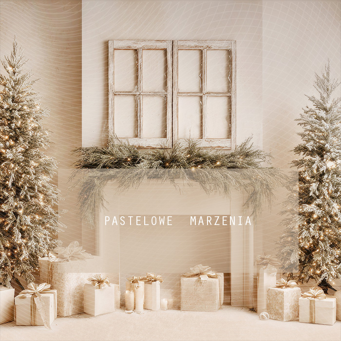 Fabric photographic background from the Christmas category, Crop 250x250 cm