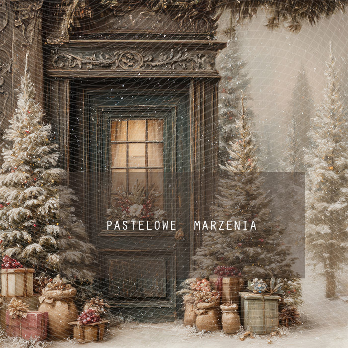 Tło fotograficzne materiałowe z kategorii Boże Narodzenie, Kadr 250x250 cm