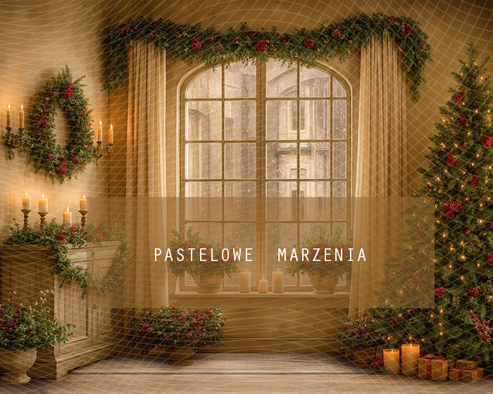 Fabric photographic background from the Christmas category, Crop 250x200 cm