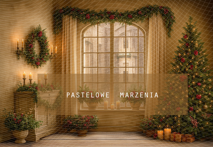 Fabric photographic background from the Christmas category, Crop 290x200 cm