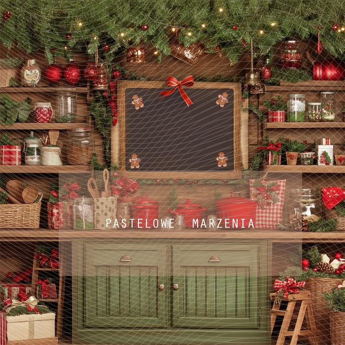 Fabric photographic background from the Christmas category, Crop 250x250 cm