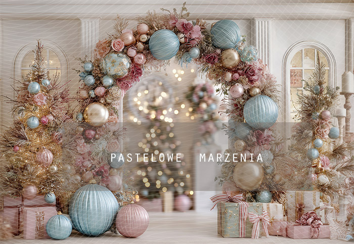 Tło fotograficzne materiałowe z kategorii Boże Narodzenie, Kadr 290x200 cm
