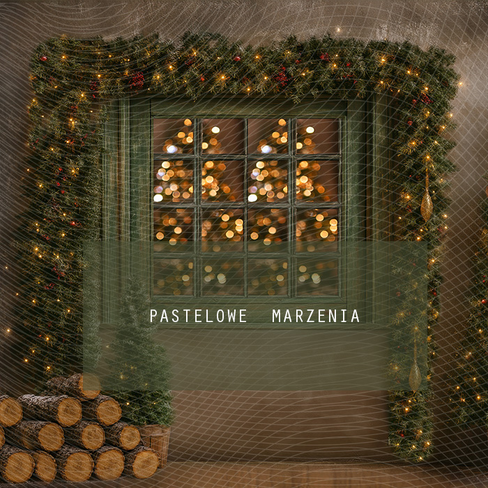 Fabric photographic background from the Christmas category, Crop 250x250 cm