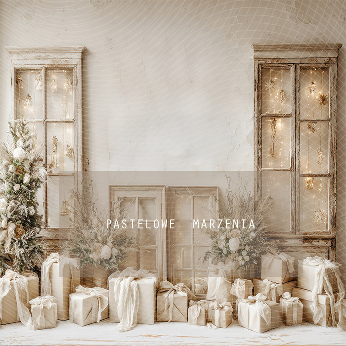 Fabric photographic background from the Christmas category, Crop 250x250 cm