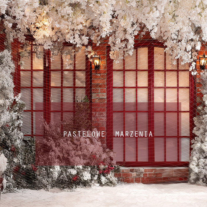 Fabric photographic background from the Christmas category, Crop 250x250 cm