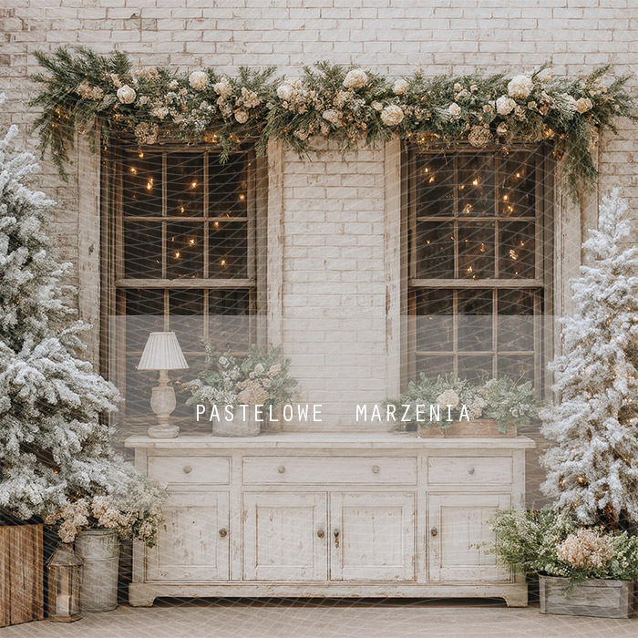 Fabric photographic background from the Christmas category, Crop 250x250 cm