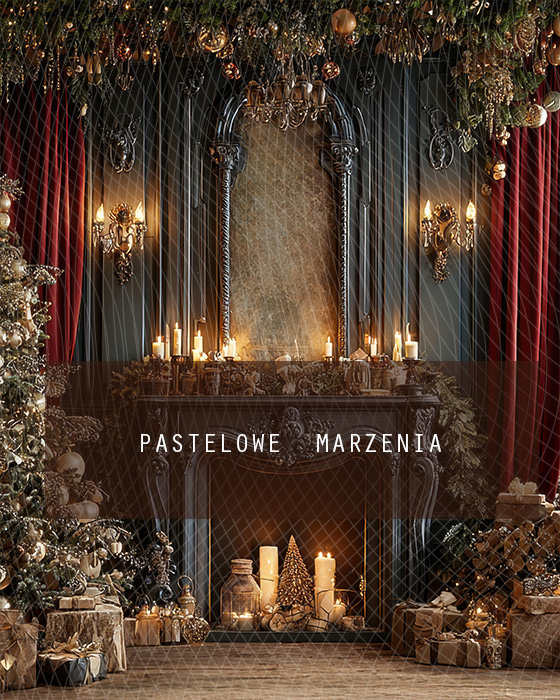 Fabric photographic background from the Christmas category, Crop 200x250 cm
