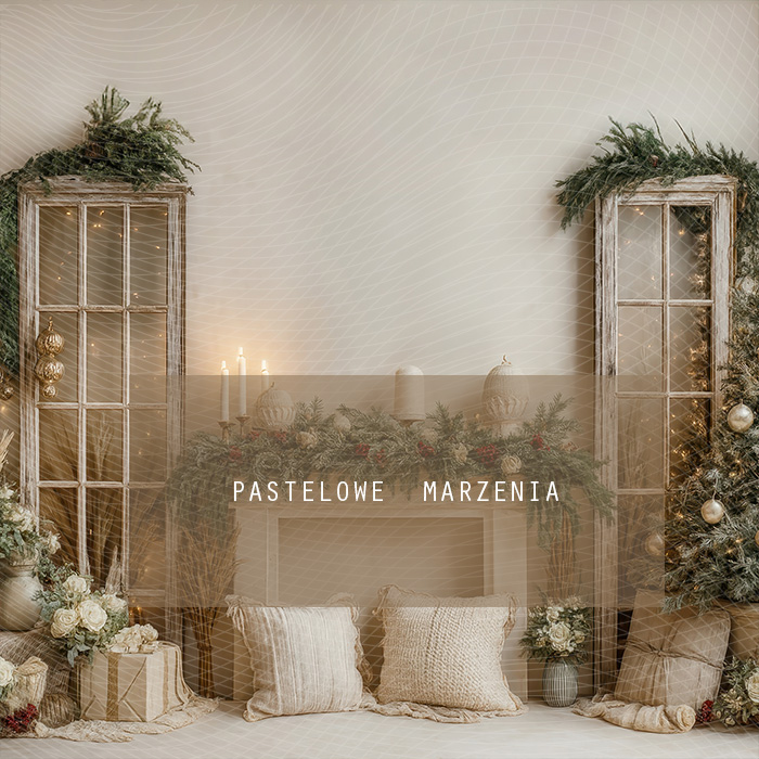 Tło fotograficzne materiałowe z kategorii Boże Narodzenie, Kadr 250x250 cm